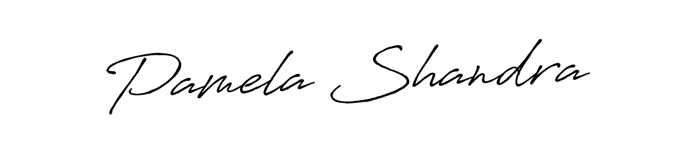 Similarly Antro_Vectra_Bolder is the best handwritten signature design. Signature creator online .You can use it as an online autograph creator for name Pamela Shandra. Pamela Shandra signature style 7 images and pictures png