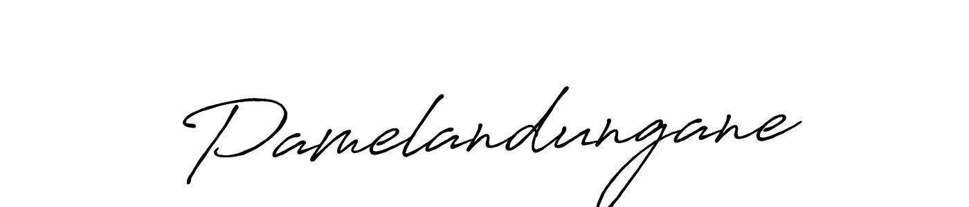 It looks lik you need a new signature style for name Pamelandungane. Design unique handwritten (Antro_Vectra_Bolder) signature with our free signature maker in just a few clicks. Pamelandungane signature style 7 images and pictures png