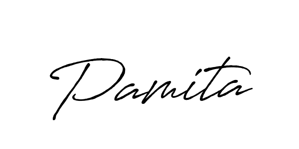 You should practise on your own different ways (Antro_Vectra_Bolder) to write your name (Pamita) in signature. don't let someone else do it for you. Pamita signature style 7 images and pictures png