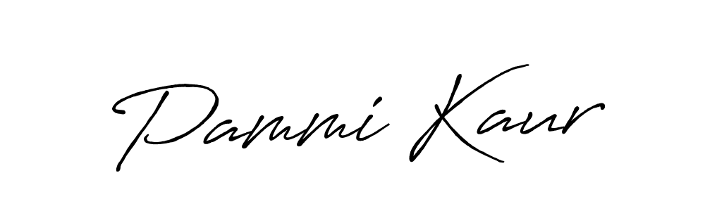 Pammi Kaur stylish signature style. Best Handwritten Sign (Antro_Vectra_Bolder) for my name. Handwritten Signature Collection Ideas for my name Pammi Kaur. Pammi Kaur signature style 7 images and pictures png