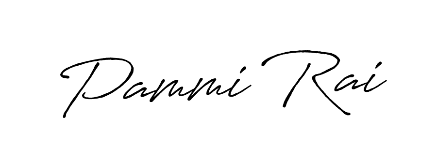 How to make Pammi Rai name signature. Use Antro_Vectra_Bolder style for creating short signs online. This is the latest handwritten sign. Pammi Rai signature style 7 images and pictures png