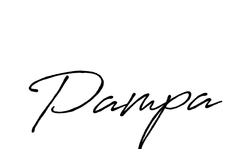 Also You can easily find your signature by using the search form. We will create Pampa name handwritten signature images for you free of cost using Antro_Vectra_Bolder sign style. Pampa signature style 7 images and pictures png