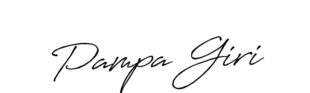 Design your own signature with our free online signature maker. With this signature software, you can create a handwritten (Antro_Vectra_Bolder) signature for name Pampa Giri. Pampa Giri signature style 7 images and pictures png