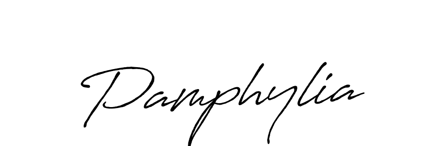 You should practise on your own different ways (Antro_Vectra_Bolder) to write your name (Pamphylia) in signature. don't let someone else do it for you. Pamphylia signature style 7 images and pictures png
