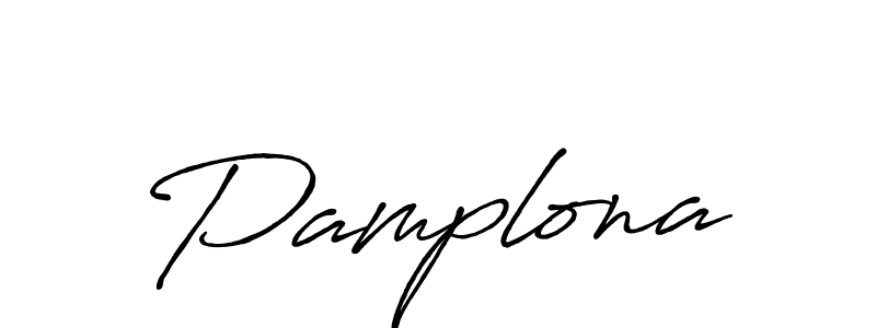 Make a short Pamplona signature style. Manage your documents anywhere anytime using Antro_Vectra_Bolder. Create and add eSignatures, submit forms, share and send files easily. Pamplona signature style 7 images and pictures png