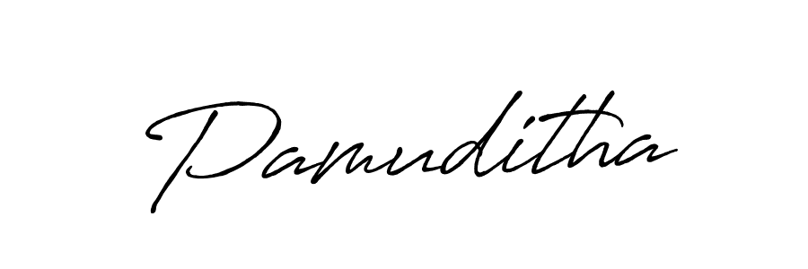 It looks lik you need a new signature style for name Pamuditha. Design unique handwritten (Antro_Vectra_Bolder) signature with our free signature maker in just a few clicks. Pamuditha signature style 7 images and pictures png