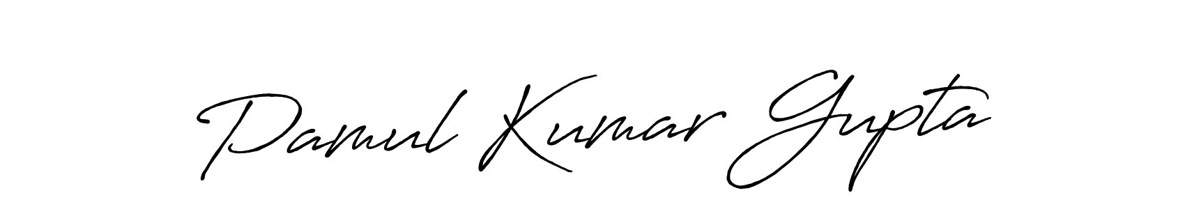 Also we have Pamul Kumar Gupta name is the best signature style. Create professional handwritten signature collection using Antro_Vectra_Bolder autograph style. Pamul Kumar Gupta signature style 7 images and pictures png