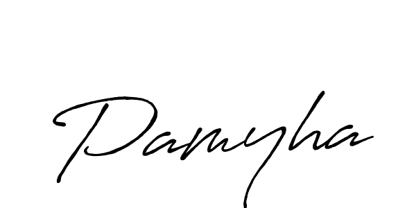 It looks lik you need a new signature style for name Pamyha. Design unique handwritten (Antro_Vectra_Bolder) signature with our free signature maker in just a few clicks. Pamyha signature style 7 images and pictures png