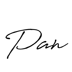 You should practise on your own different ways (Antro_Vectra_Bolder) to write your name (Pan) in signature. don't let someone else do it for you. Pan signature style 7 images and pictures png