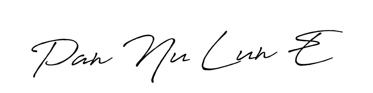 See photos of Pan Nu Lun E official signature by Spectra . Check more albums & portfolios. Read reviews & check more about Antro_Vectra_Bolder font. Pan Nu Lun E signature style 7 images and pictures png