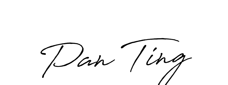 Also You can easily find your signature by using the search form. We will create Pan Ting name handwritten signature images for you free of cost using Antro_Vectra_Bolder sign style. Pan Ting signature style 7 images and pictures png