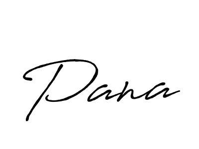 Use a signature maker to create a handwritten signature online. With this signature software, you can design (Antro_Vectra_Bolder) your own signature for name Pana. Pana signature style 7 images and pictures png