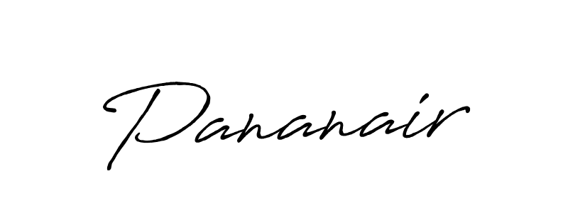 You should practise on your own different ways (Antro_Vectra_Bolder) to write your name (Pananair) in signature. don't let someone else do it for you. Pananair signature style 7 images and pictures png