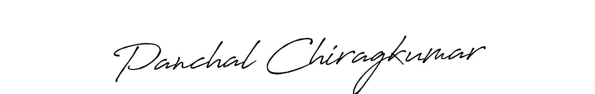Make a beautiful signature design for name Panchal Chiragkumar. With this signature (Antro_Vectra_Bolder) style, you can create a handwritten signature for free. Panchal Chiragkumar signature style 7 images and pictures png