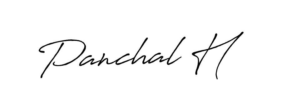 It looks lik you need a new signature style for name Panchal H. Design unique handwritten (Antro_Vectra_Bolder) signature with our free signature maker in just a few clicks. Panchal H signature style 7 images and pictures png