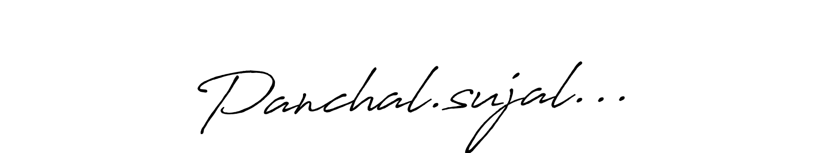 It looks lik you need a new signature style for name Panchal.sujal.... Design unique handwritten (Antro_Vectra_Bolder) signature with our free signature maker in just a few clicks. Panchal.sujal... signature style 7 images and pictures png