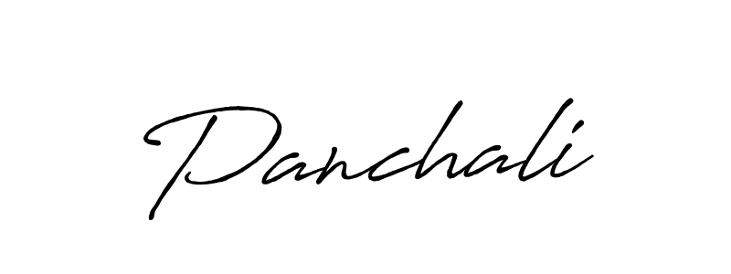 Design your own signature with our free online signature maker. With this signature software, you can create a handwritten (Antro_Vectra_Bolder) signature for name Panchali. Panchali signature style 7 images and pictures png