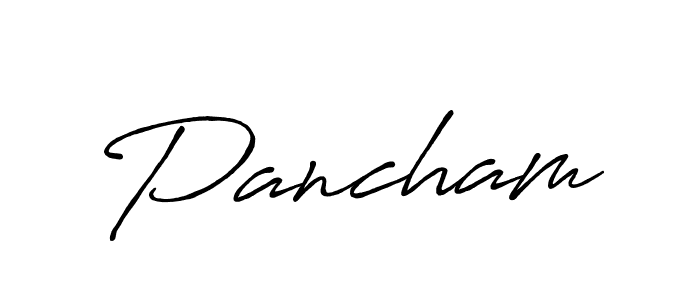 Also we have Pancham name is the best signature style. Create professional handwritten signature collection using Antro_Vectra_Bolder autograph style. Pancham signature style 7 images and pictures png