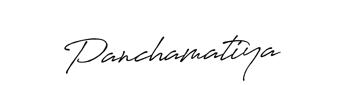 Once you've used our free online signature maker to create your best signature Antro_Vectra_Bolder style, it's time to enjoy all of the benefits that Panchamatiya name signing documents. Panchamatiya signature style 7 images and pictures png