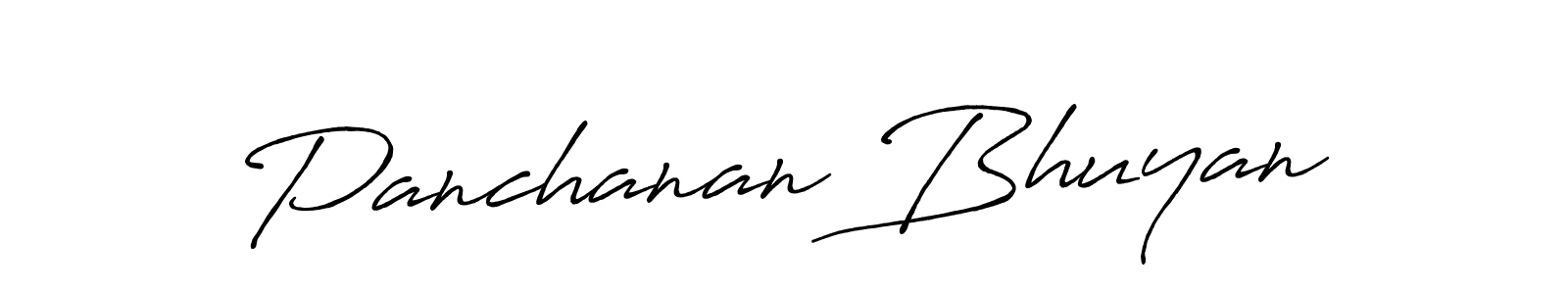 Panchanan Bhuyan stylish signature style. Best Handwritten Sign (Antro_Vectra_Bolder) for my name. Handwritten Signature Collection Ideas for my name Panchanan Bhuyan. Panchanan Bhuyan signature style 7 images and pictures png