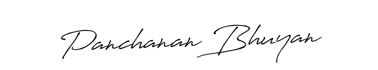 Design your own signature with our free online signature maker. With this signature software, you can create a handwritten (Antro_Vectra_Bolder) signature for name Panchanan Bhuyan. Panchanan Bhuyan signature style 7 images and pictures png