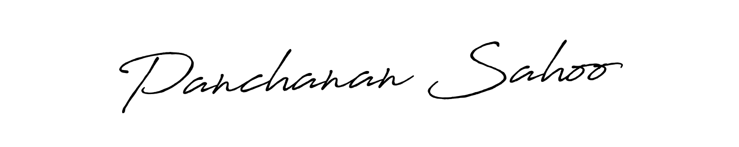 Antro_Vectra_Bolder is a professional signature style that is perfect for those who want to add a touch of class to their signature. It is also a great choice for those who want to make their signature more unique. Get Panchanan Sahoo name to fancy signature for free. Panchanan Sahoo signature style 7 images and pictures png