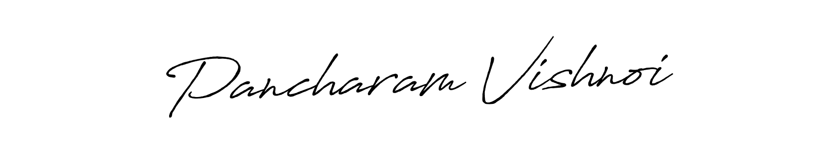 Once you've used our free online signature maker to create your best signature Antro_Vectra_Bolder style, it's time to enjoy all of the benefits that Pancharam Vishnoi name signing documents. Pancharam Vishnoi signature style 7 images and pictures png