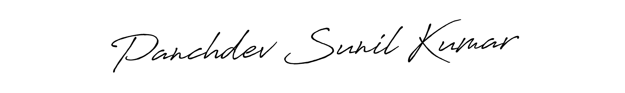 It looks lik you need a new signature style for name Panchdev Sunil Kumar. Design unique handwritten (Antro_Vectra_Bolder) signature with our free signature maker in just a few clicks. Panchdev Sunil Kumar signature style 7 images and pictures png