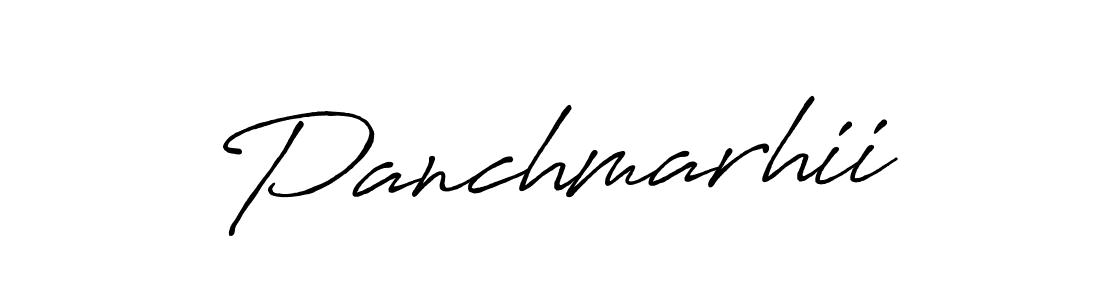 Also we have Panchmarhii name is the best signature style. Create professional handwritten signature collection using Antro_Vectra_Bolder autograph style. Panchmarhii signature style 7 images and pictures png