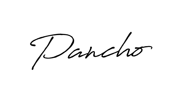 See photos of Pancho official signature by Spectra . Check more albums & portfolios. Read reviews & check more about Antro_Vectra_Bolder font. Pancho signature style 7 images and pictures png