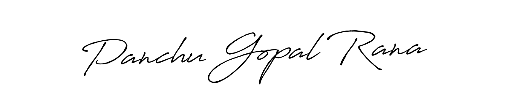 Antro_Vectra_Bolder is a professional signature style that is perfect for those who want to add a touch of class to their signature. It is also a great choice for those who want to make their signature more unique. Get Panchu Gopal Rana name to fancy signature for free. Panchu Gopal Rana signature style 7 images and pictures png