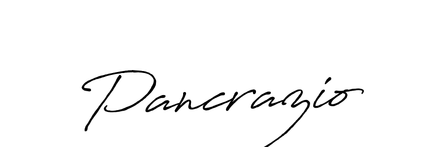 Design your own signature with our free online signature maker. With this signature software, you can create a handwritten (Antro_Vectra_Bolder) signature for name Pancrazio. Pancrazio signature style 7 images and pictures png