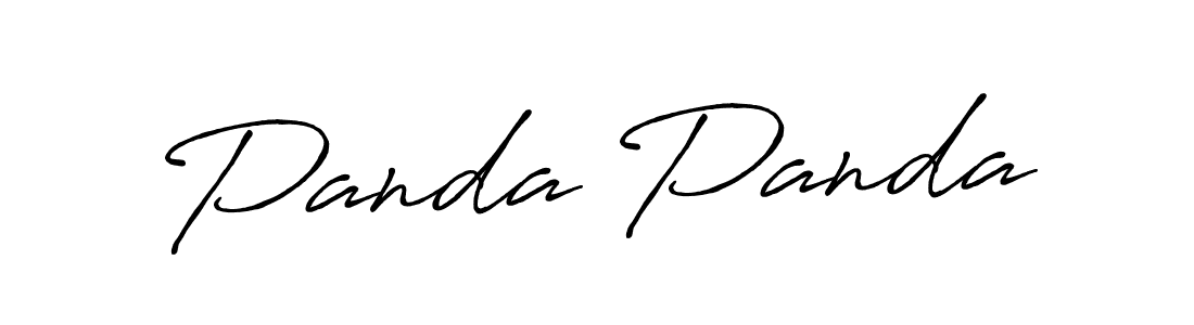 Make a beautiful signature design for name Panda Panda. With this signature (Antro_Vectra_Bolder) style, you can create a handwritten signature for free. Panda Panda signature style 7 images and pictures png