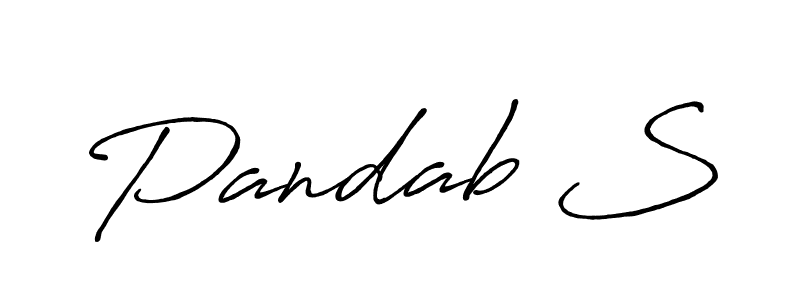 Once you've used our free online signature maker to create your best signature Antro_Vectra_Bolder style, it's time to enjoy all of the benefits that Pandab S name signing documents. Pandab S signature style 7 images and pictures png