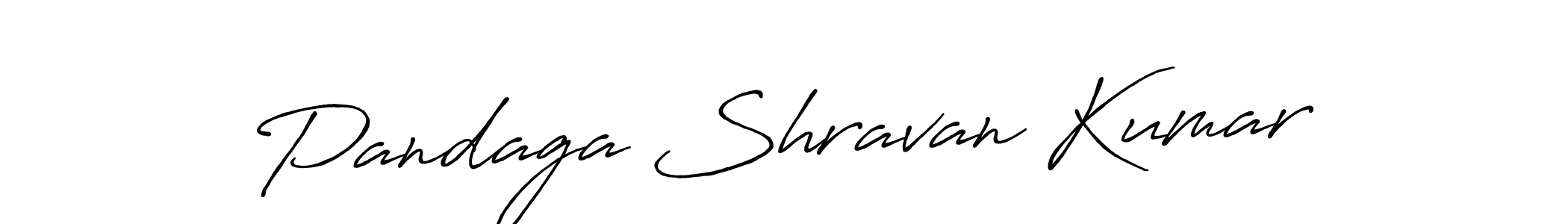 The best way (Antro_Vectra_Bolder) to make a short signature is to pick only two or three words in your name. The name Pandaga Shravan Kumar include a total of six letters. For converting this name. Pandaga Shravan Kumar signature style 7 images and pictures png