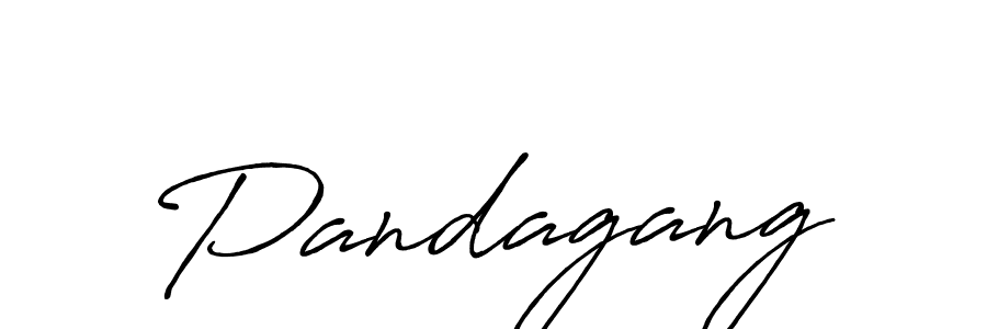 Make a beautiful signature design for name Pandagang. With this signature (Antro_Vectra_Bolder) style, you can create a handwritten signature for free. Pandagang signature style 7 images and pictures png