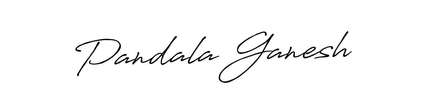 How to make Pandala Ganesh signature? Antro_Vectra_Bolder is a professional autograph style. Create handwritten signature for Pandala Ganesh name. Pandala Ganesh signature style 7 images and pictures png