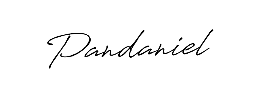 Make a beautiful signature design for name Pandaniel. With this signature (Antro_Vectra_Bolder) style, you can create a handwritten signature for free. Pandaniel signature style 7 images and pictures png