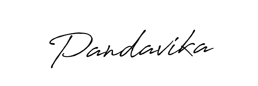 Pandavika stylish signature style. Best Handwritten Sign (Antro_Vectra_Bolder) for my name. Handwritten Signature Collection Ideas for my name Pandavika. Pandavika signature style 7 images and pictures png