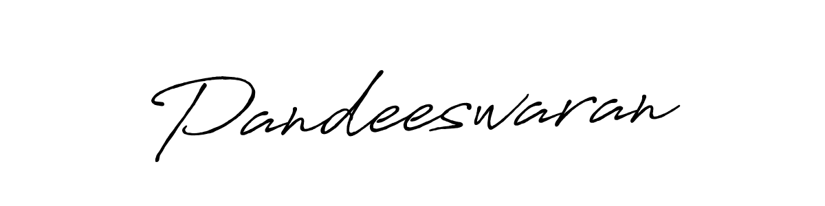 Use a signature maker to create a handwritten signature online. With this signature software, you can design (Antro_Vectra_Bolder) your own signature for name Pandeeswaran. Pandeeswaran signature style 7 images and pictures png