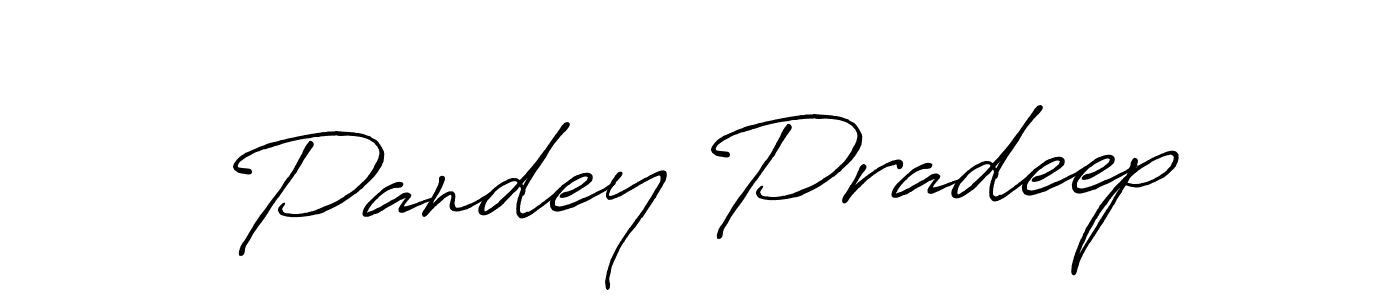 Antro_Vectra_Bolder is a professional signature style that is perfect for those who want to add a touch of class to their signature. It is also a great choice for those who want to make their signature more unique. Get Pandey Pradeep name to fancy signature for free. Pandey Pradeep signature style 7 images and pictures png