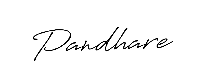 How to make Pandhare name signature. Use Antro_Vectra_Bolder style for creating short signs online. This is the latest handwritten sign. Pandhare signature style 7 images and pictures png