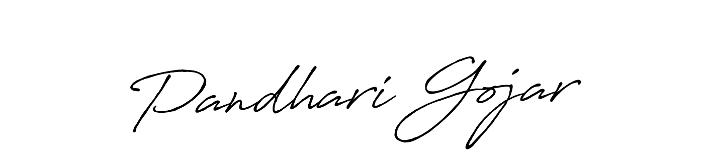 It looks lik you need a new signature style for name Pandhari Gojar. Design unique handwritten (Antro_Vectra_Bolder) signature with our free signature maker in just a few clicks. Pandhari Gojar signature style 7 images and pictures png