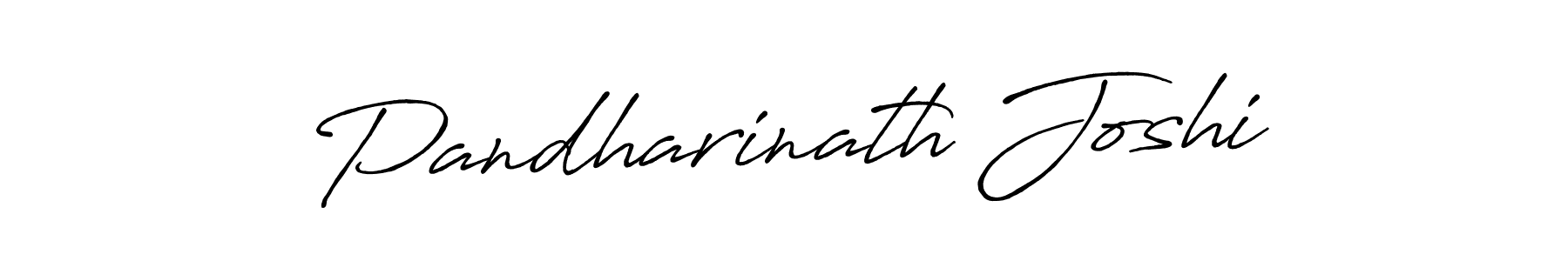 Make a beautiful signature design for name Pandharinath Joshi. With this signature (Antro_Vectra_Bolder) style, you can create a handwritten signature for free. Pandharinath Joshi signature style 7 images and pictures png