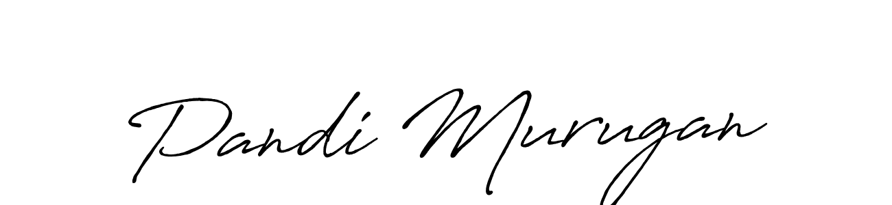 How to make Pandi Murugan signature? Antro_Vectra_Bolder is a professional autograph style. Create handwritten signature for Pandi Murugan name. Pandi Murugan signature style 7 images and pictures png