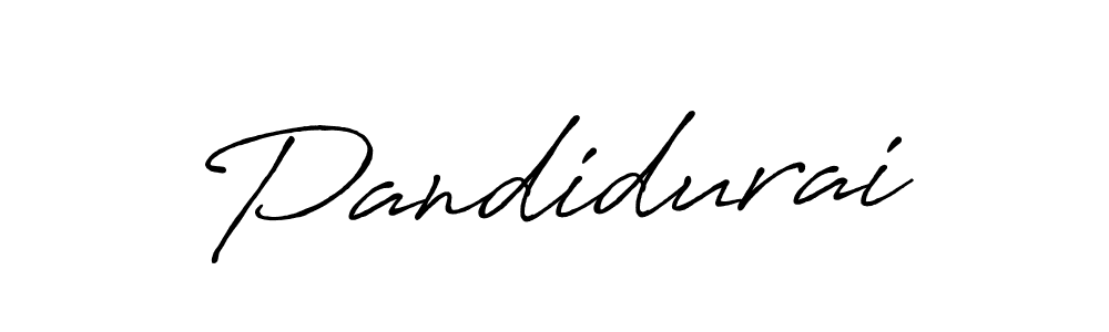 Make a beautiful signature design for name Pandidurai. With this signature (Antro_Vectra_Bolder) style, you can create a handwritten signature for free. Pandidurai signature style 7 images and pictures png