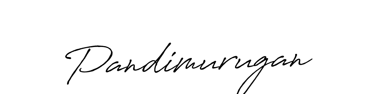 Make a beautiful signature design for name Pandimurugan. With this signature (Antro_Vectra_Bolder) style, you can create a handwritten signature for free. Pandimurugan signature style 7 images and pictures png