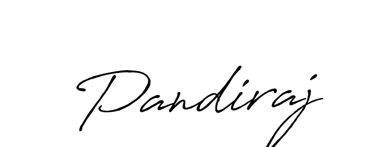 Make a beautiful signature design for name Pandiraj. With this signature (Antro_Vectra_Bolder) style, you can create a handwritten signature for free. Pandiraj signature style 7 images and pictures png