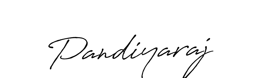 How to make Pandiyaraj name signature. Use Antro_Vectra_Bolder style for creating short signs online. This is the latest handwritten sign. Pandiyaraj signature style 7 images and pictures png