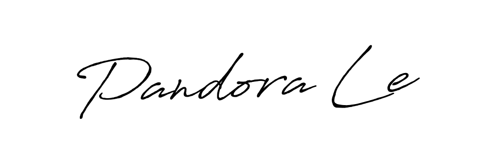 Pandora Le stylish signature style. Best Handwritten Sign (Antro_Vectra_Bolder) for my name. Handwritten Signature Collection Ideas for my name Pandora Le. Pandora Le signature style 7 images and pictures png